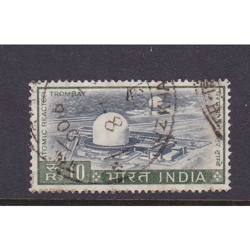 INDIA 1965 10r ATOMIC REACTOR TROMBAY USED SG520