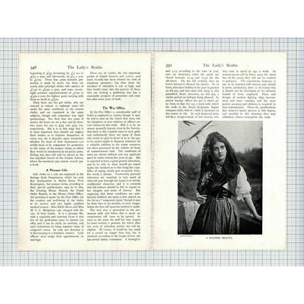 (6339) Mary Frances Billington Civil Service Careers For Women - c.1905 Article