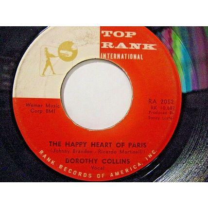 Dorothy Collins-The Happy Heart Of Paris / Banjo Boy-45rpm-1960-VG+