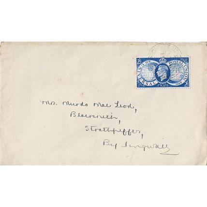 GB 1949 cover to Torquay with UPU stamp