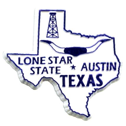 Texas The Lone Star State Fridge Magnet