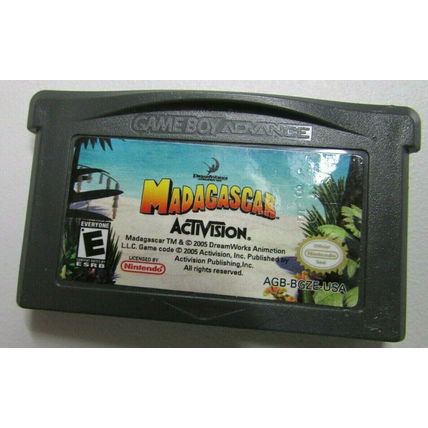 Gameboy Advance Game Boy MADAGASCAR, CARS, JIMMY NEUTRON, STUART LITTLE 2 LOT