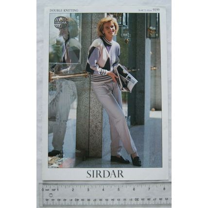 Vintage: Sirdar 9199 sweater, DK