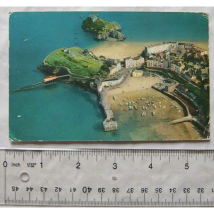 1974 postcard Tenby