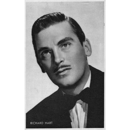 Richard Hart Vintage Rare Kwatta Film Movie Postcard Size Portrait