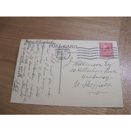 R & R Bull 1925 fr Postcard -Salmon Pool, Dovedale - Derbyshire