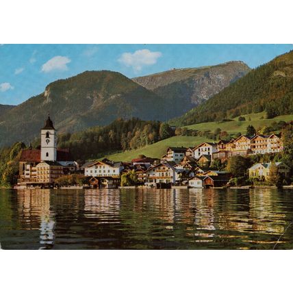 Postcard St. Wolfgang am See, Austria