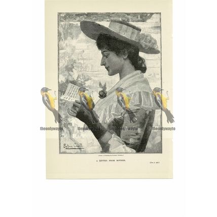 Letter from Mother, Sydney Cowell, Book Illustration (Print), 1893