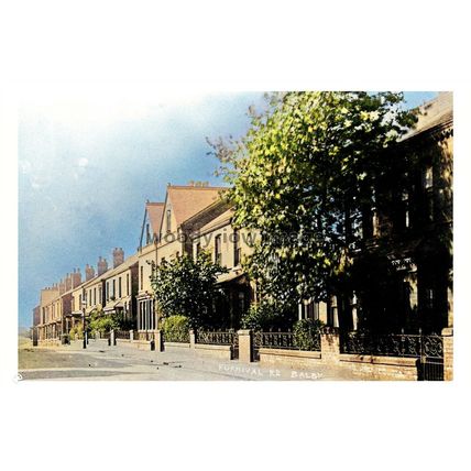 ptc6295 - Yorks - Early view of Houses along Furnival Road. Balby - print 6x4