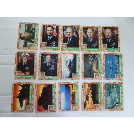 Desert Storm Trading Cards - Complete Set Series 1 - 88 Cards 1991 Topps