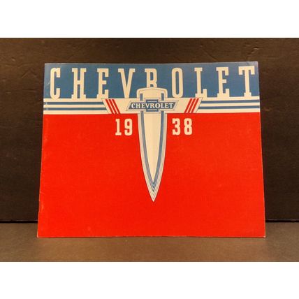 1938 Chevrolet Sales Brochure The Car That is Complete COLOR