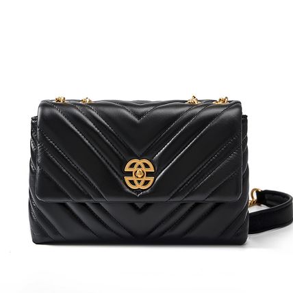Women Stylish Leather Casual Chain Strap Shoulder Bag