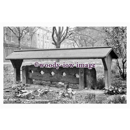 pu0335 - Stocks in Holy Trinity Church Yard , York , Yorkshire - print 6x4