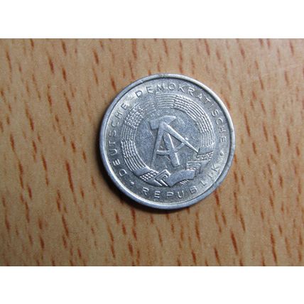 1980a 1 Pfennig East Germany Coin