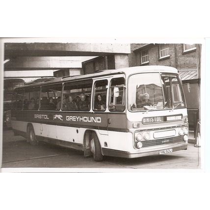 Black & White Photograph of Bristol Omnibus Co. Ltd. - YHU 521J