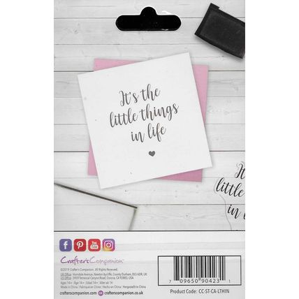 Crafter's Companion. Little Things Stamp. Stamping Cardmaking Scrapbooking Craft