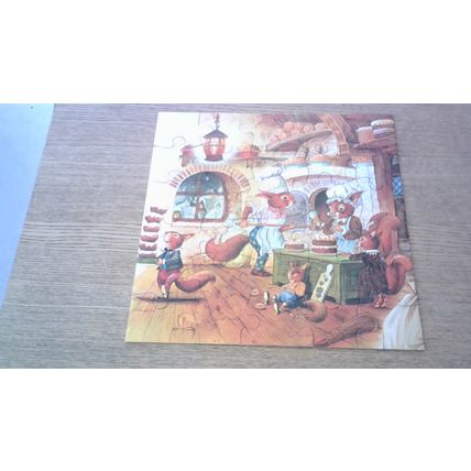 WINTER IN FERN HOLLOW Jigsaw Puzzle (30 Extra Large Pieces) Hestair (1980)