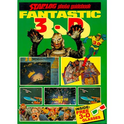 FANTASTIC 3-D 1982 first edition Starlog photo guidebook with glasses