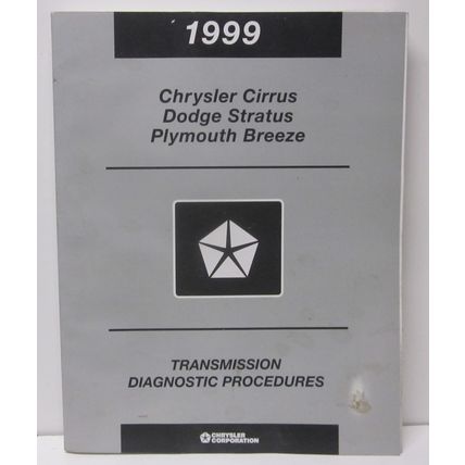 1999 Cirrus, Stratus, Breeze Transmission Diagnostics Manual