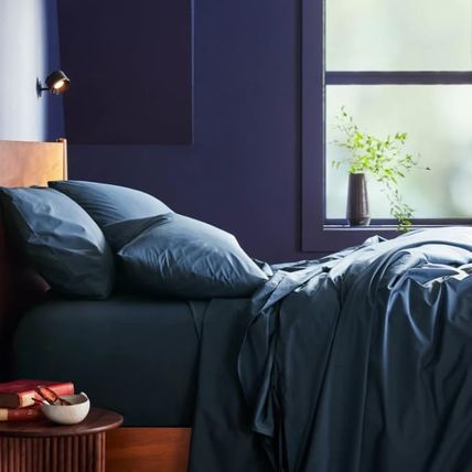 Brooklinen Luxury Percale Sheet Set - 4 Piece 100% Cotton Bed Sheets - 1 Fitted