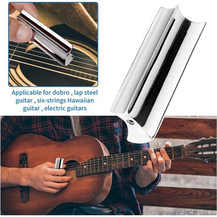 Stainless Steel Guitar Slide Tone Bar, Standard Pearse Guitar Steel Bar, Steel G