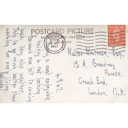 EC715 - OXFORD HIGH STREET. PRINTED POSTCARD