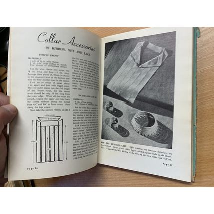 c1949 "GIFTS YOU CAN MAKE YOURSELF" CRAFTS ILLUSTRATED HB BOOK & SHEET (P4)