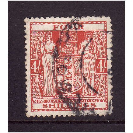 NEW ZEALAND 1940 SG F194 4s Red Brown Fine used