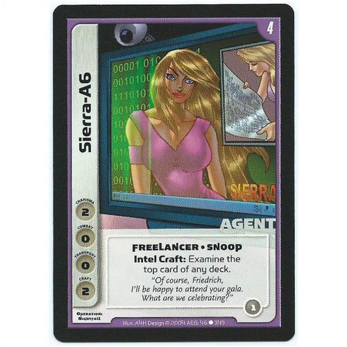 Spycraft CCG Operation Nightfall - 46/349 - Sierra-A6