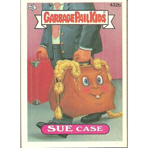 Garbage Pail Kids #432b Sue Case Trading Card 1987 Topps Chewing Gum