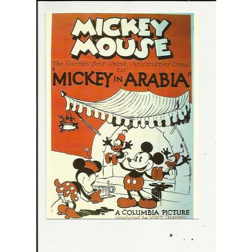 Walt Disney MICKEY MOUSE Mickey In Arabia Athena Postcard (334271)