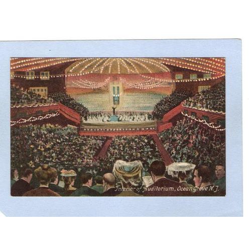New Jersey Ocean Grove Interior Auditorium ~1959
