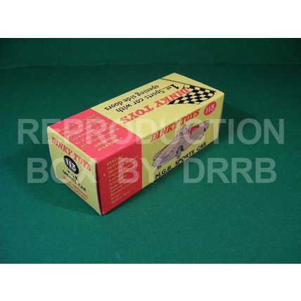 Dinky #113 M. G. B. Sports Car - Reproduction Box by DRRB