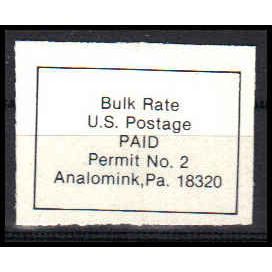 Used Revenue Permit Analomink, PA. E1204