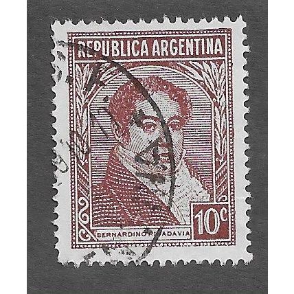 ARG 1935 10c 'B. RIVADAVIA' FINE USED (EBID79-078)