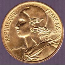 1978 France 5 Centimes Coin