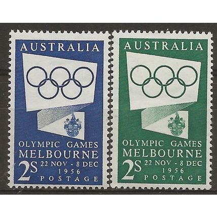 Australia 1954 Olympic Games Set Unmounted Mint . .. .