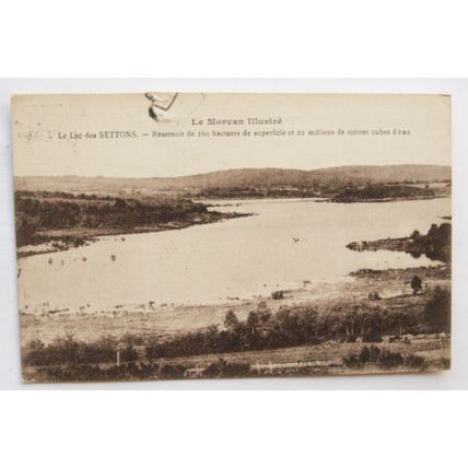 1975 postcard Le Lac des Settons