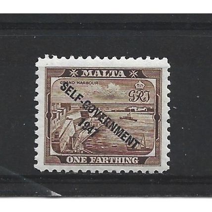 Malta.SG234 1/4d Grand Harbour,Valletta.Mounted Mint.Apr25b