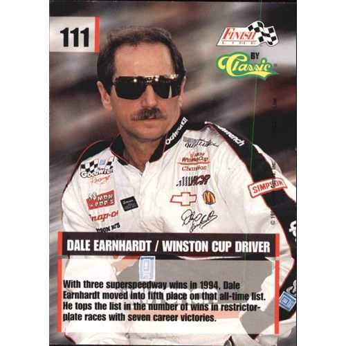 1995 Finish Line Dale Earnhardt- #111