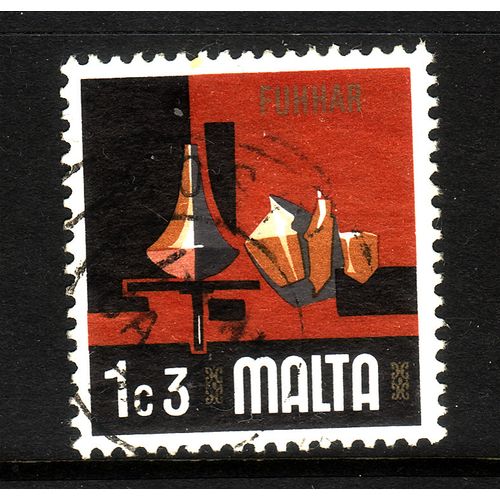 MALTA 1973 SG 491 1c 3 POTTERY FINE USED #6