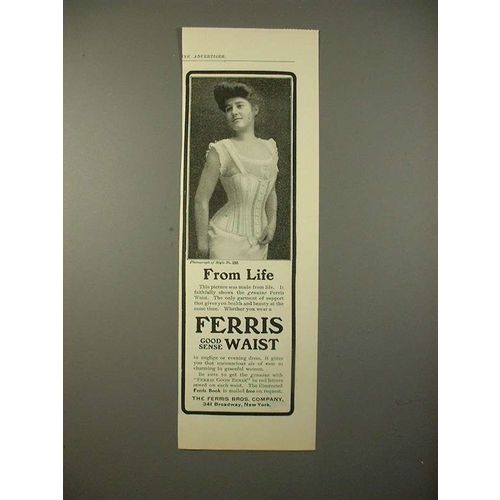 1903 Ferris Good Sense Waist Corset No. 220 Ad