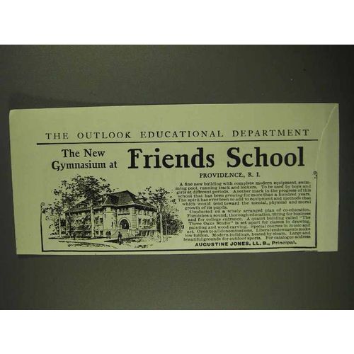 1903 Friends School Ad - The New Gymnasium