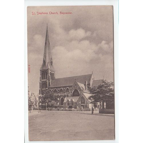 St Stephens Church Bayswater Postcard London 32190