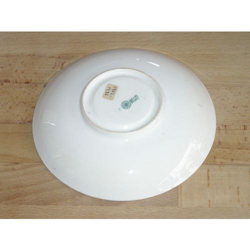 Vintage Royal Doulton Blue & White Saucer