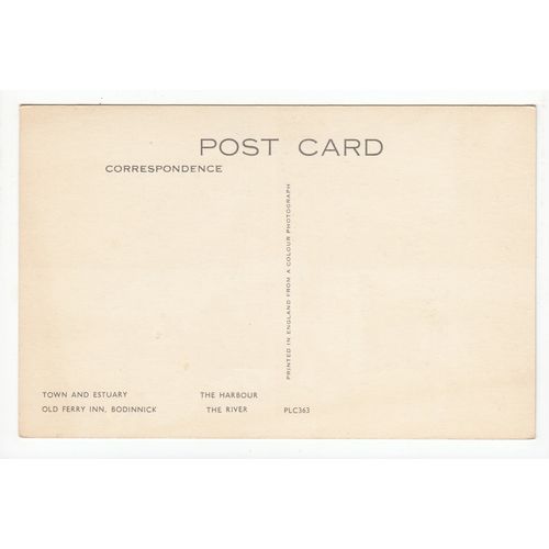 Fowey Cornwall Multiview Postcard 363