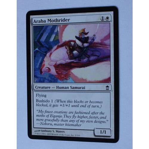 Magic the Gathering MTG CCG: Saviors of Kamigawa # 2 Araba Mothrider (A) 2005