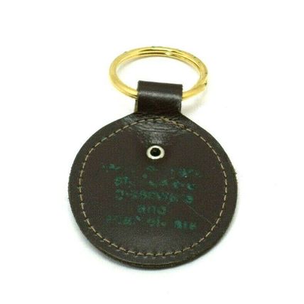 Arabia Wartsila Finland Advertisement Leather & Metal 3" Keychain B9