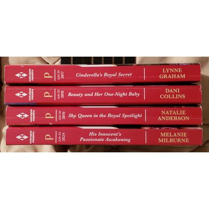 4 Harlequin Presents PBs ~ June 2020 ~ #3817 - 3819, 3824 ~ Used