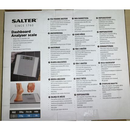 Salter Dashboard Analyser Scale
